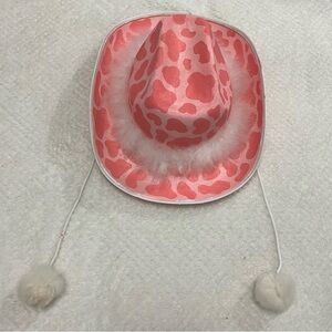 Custom pink cowgirl hat